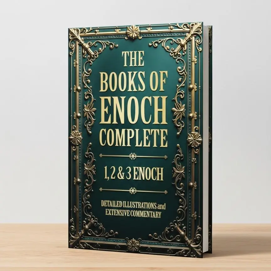 The Books of Enoch Complete (Illustrated): The 1, 2 & 3 Enoch Collection With Detailed Illustrations and Extensive Commentary Paperback – February 23, 2025