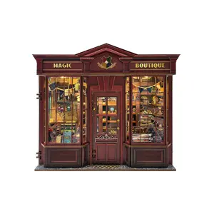 Magic Shop Handmade Assembly Model Toy, Birthday Gift for Family Friends, Back-To-School Halloween Christmas New Year Valentine Easter