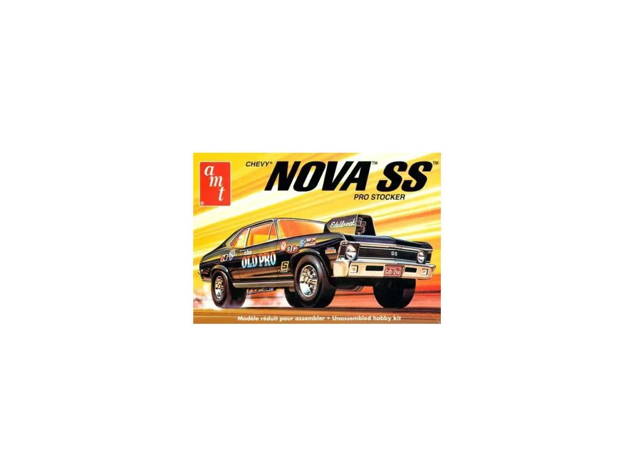 AMT 1972 Chevy Nova SS Old Pro 1/25 Scale Plastic Model Kit