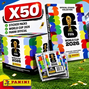 2026 World Cup Panini: 50-Pack Deluxe Set 2026 World Cup Panini: 50-Pack Deluxe Set