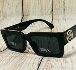 Mens Sunglasses Summer 24’ Fashion Black Frame Hip Hop Style