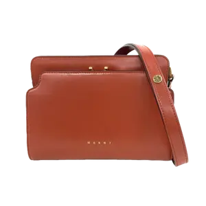 Pre-owned MARNI Leather Shoulder Bags 9.06'' R1739 Shoulder Bag C1368000145 0625 T5 Qiqi
