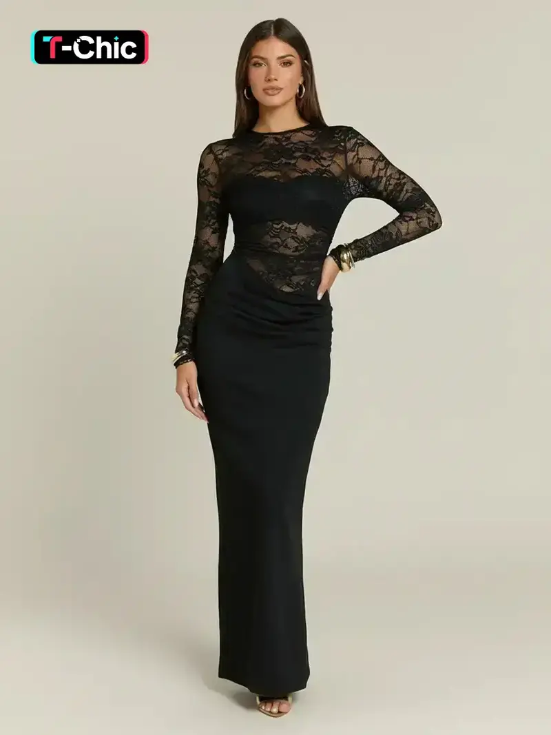 lace long dress - TikTok Shop