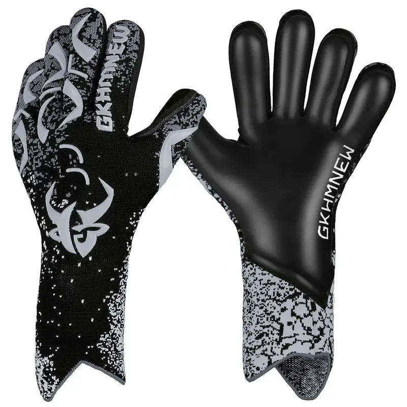 Unisex Football Gloves - 1 Pair Multi-Size Soccer Gloves for Adults, Children, Durable Anti-Slip Latex Palm, Strong Grip, Extreme Control, Breathable, Skin-Friendly High-Game Performance Professional Sports Equipment