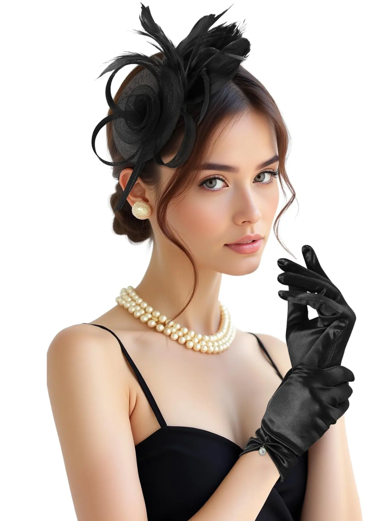 tea party hat and gloves set - TikTok Shop display picture 2