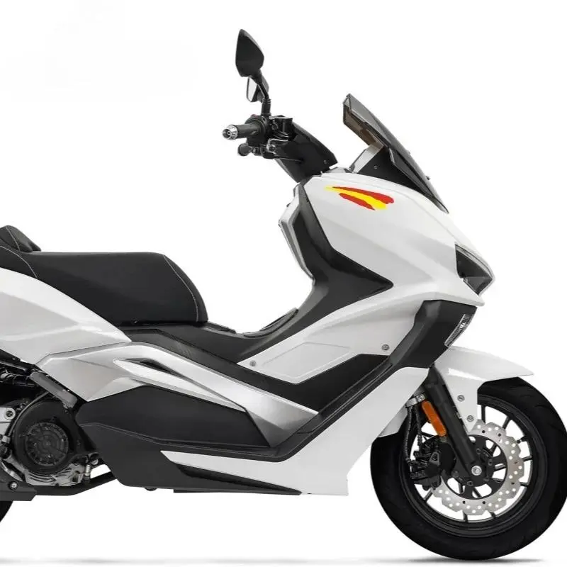 2D Flat 3pcs Spanish Flag Motorcycle Stickers - Waterproof Vinyl Stickers for Helmets, Front Covers and Electric
