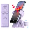 Remote Control for TikTok Scrolling, Wireless Page Turner & Selfie with Smartphone Holder Stand - Camera Video Recording Remote for iOS Android,