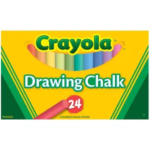 Crayola® Drawing Chalk, Assorted Colors, Box Of 24