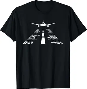 Phonetic Alphabet T-Shirt | Pilot Airplane Shirt