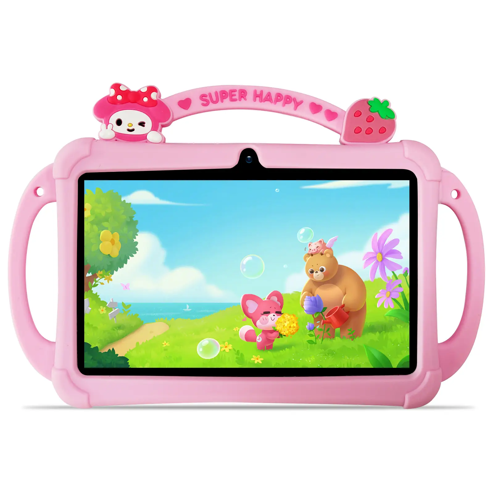 【TikTokShopFallDealsForYou】PRITOM Kids Tablet, 7 inch Android 13, Bluetooth, WiFi, HDScreen, with Protective Case, Parental Control System, Dual Camer