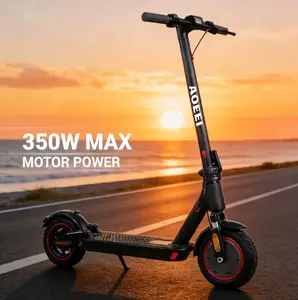 AOEEI Electric Scooter 350W–500W Maximum Motor Power, 35 km/h Speed, 7.5 Ah–10 Ah Lithium Battery, 3 Speed Levels, 8.5-inch Wheel, 25 miles Range