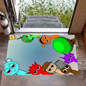 Sprunki Pattern Rug Living Room Decoration Holiday Gift