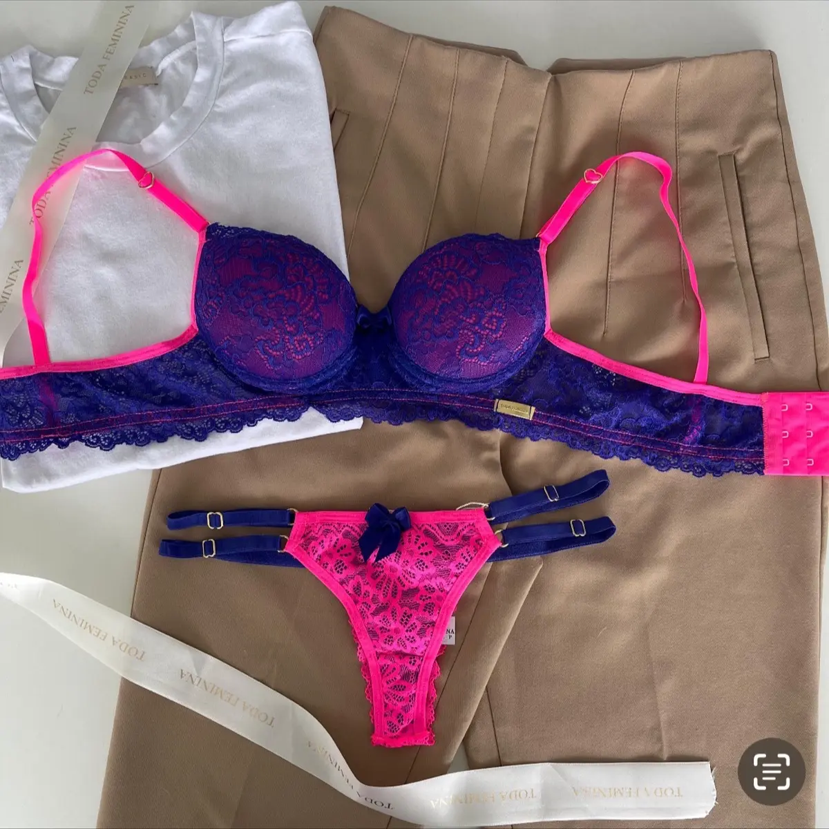 Flora Padded Bra (Summer Deal) two pieces Set