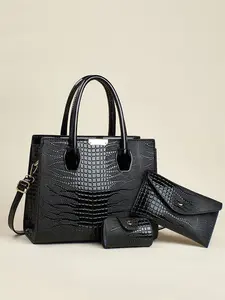 Fashionable Vintage Saddle Bag Set, Multi-Functional Large Capacity Crossbody Handbag, Stylish Design, Perfect for Travel and Shopping