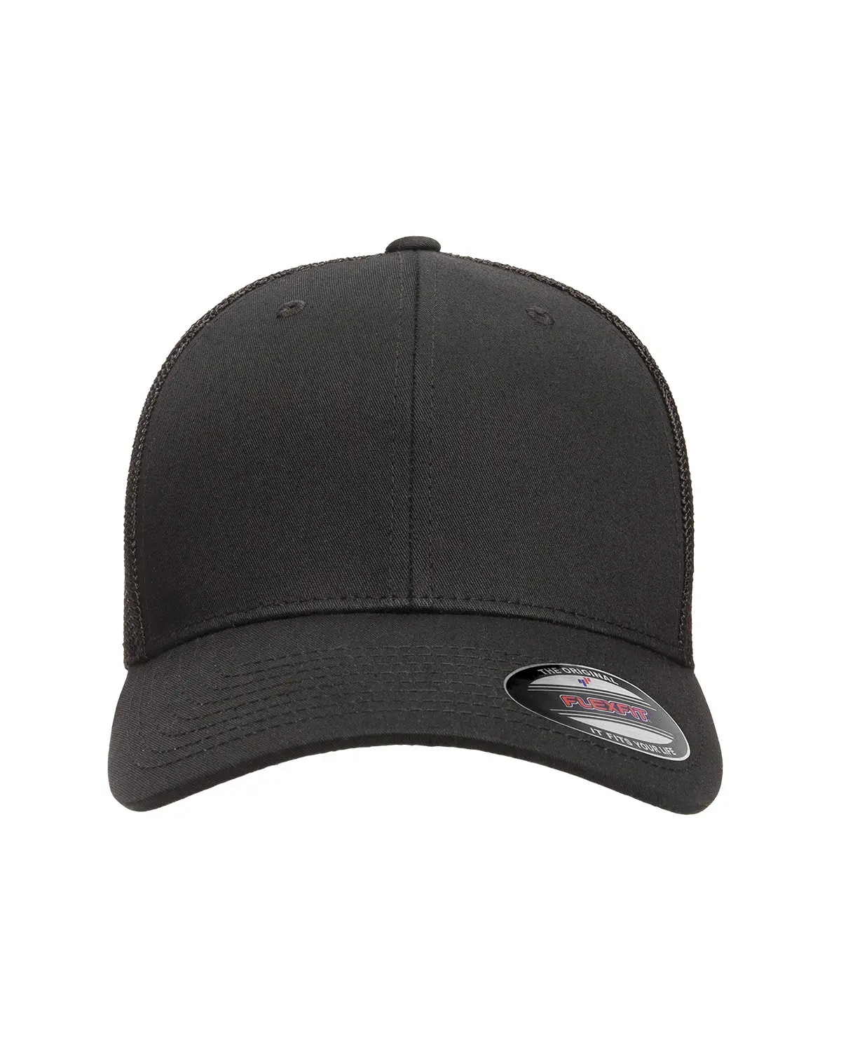 Flexfit 6-Panel Trucker Cap – Mid Profile Hat, Unisex Streetwear Baseball Cap, Adjustable Casual Hat