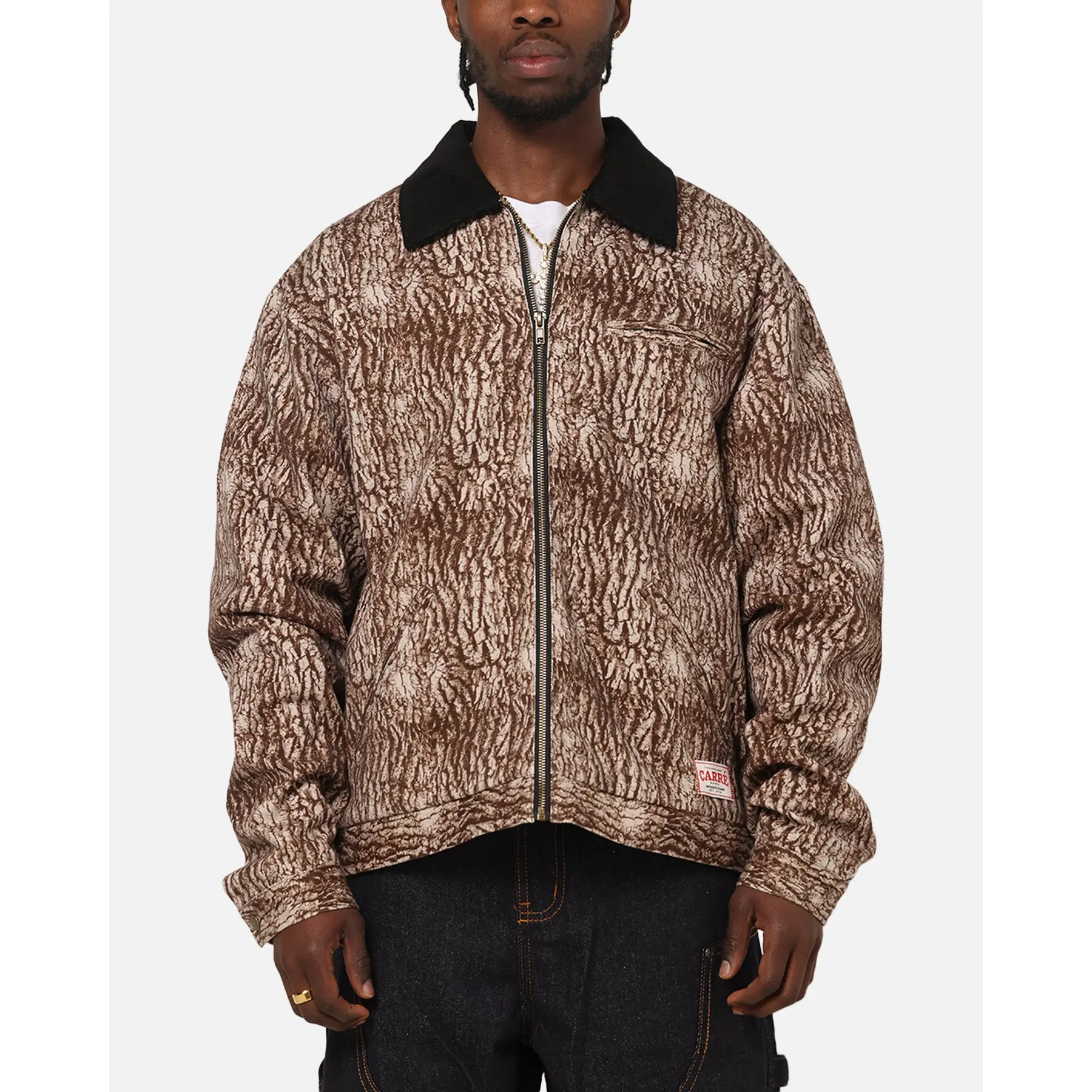 Carre Canvas Jacket Tree Bark