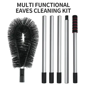 Multi Function Eave Cleaning Kit With Sturdy Brush Telescopic Pole For Roof Gutter Cleaning under  bed  dust hv lps prayer spray  gun  satisfaction High-Pressure Car Gun with Rotating Nozzle Mini Precision Airbrush Art quick connect nozzle Airless Paint S