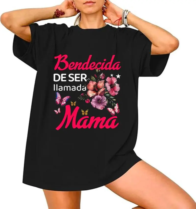 100% Cotton Unisex Regalos Para Mama Dia De Las Madre Espanol Camiseta Abuela T-Shirt