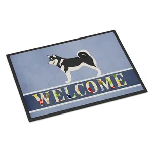 Carolines Treasures  Alaskan Malamute Welcome Indoor or Outdoor Mat - 24 x 36 in.