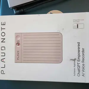 Product Review of Plaud Note Smart Voice Recorder - One-Press Recording & Playback, 0.117-Inch Slim, 64GB, Voice Changer Translator, Black MagSafe Case - Audio from E**l
