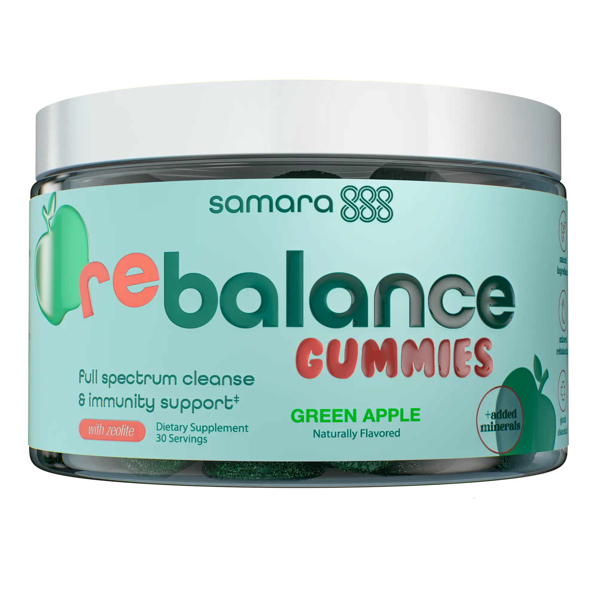 Zeolite Detox & Speech Support Gummies for Kids & Adults, Gut Health Support, Natural Ingredients & Enhanced with Minerals, Made in USA