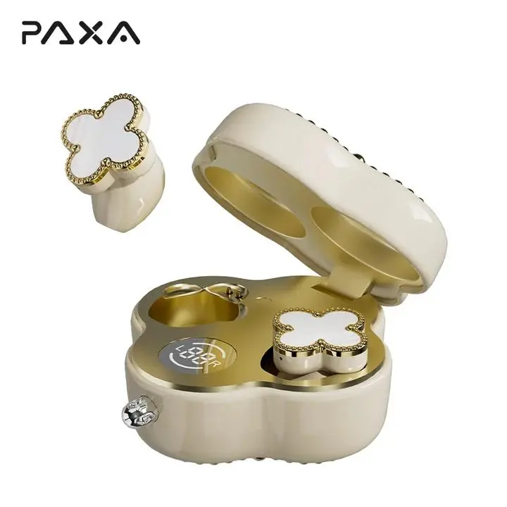 PAXA YX66 Four-Leaf Clover Wireless Earbuds with Bluetooth 5.4