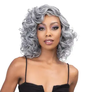 Janet Collection Human Hair Blend Weave Remy Illusion Loose 3pcs