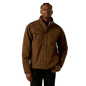 10062618 Ariat Men's Vernon Sherpa 2.0 Concealed Carry Jacket - Dark Brown