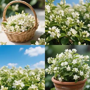 100+ pcs Jasmine Seeds for Planting, Non-GMO Heirloom, 90% Germination Rate, Perennial Garden Bonsai Plant, No Experience Required, Easy to Grow Flower White