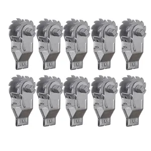 Electric Fence Wire Strainer, 10 count Heavy Duty Inline Wire Tensioner, Wire Ratchet Tensioner for Electric Fence, Farm Fence
