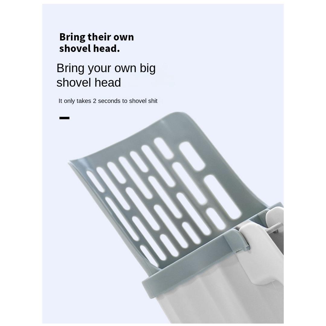 Cat Litter Shovel Scoop with Refill Bag For Pet Filter Clean Toilet Garbage Picker Cat Supplies Cat Litter Box Self Cleaning Cat Litter Shovel Scoop with Refill Bag For Pet Filter Clean Toilet Garbage Picker Cat Supplies Cat Litter Box Self Cleaning