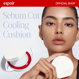 [Espoir Official][NEW] Be Velvet Sebum Cut Cooling Cushion | Gel-to-Powder Oil Control Formula | 24H Matte Pore-Blurring Finish | Instant Cooling Effect | Vegan Certified