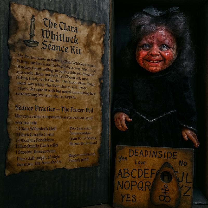 Creepy Doll Séance kit Clara Whitlock Halloween