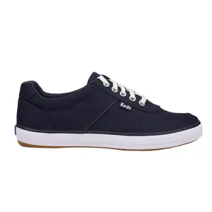 Keds Womens Courty Ii Canvas Lace Up Sneakers Shoes Casual - Blue