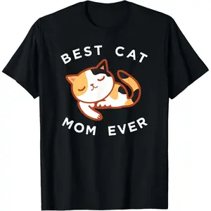 Calico Cat Mom Shirt, Best Kitty Mother Ever Tee Gift T-Shirt