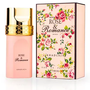 Rose & Romance Gold EDP Spray 100ML (3.4 OZ) By Khadlaj | Experience The Allure Of This Floral Enchantment. Rose & Romance Gold EDP Spray 100ML (3.4 OZ) By Khadlaj | Experience The Allure Of This Floral Enchantment.