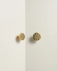 HAWTHORNE HAMMERED DISC SHAPE KNOB