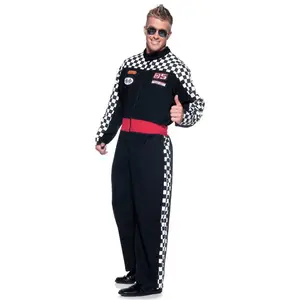 Plus Size Men's Race Car Driver Costume