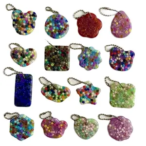 16 Cute Shapes On The Go Picky Mat Keychain Set for Anxiety Relief Sensory ADHD Skin Picking Pad Relief Stress Assorted Colors United States Made Fidget Keychain for Ages 12+ Relaxation Toy