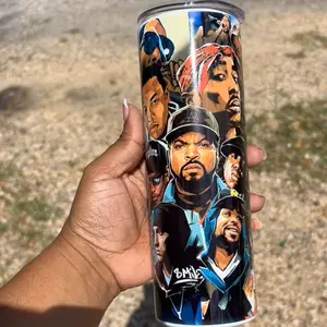 Custom Hip Hop sublimated tumbler