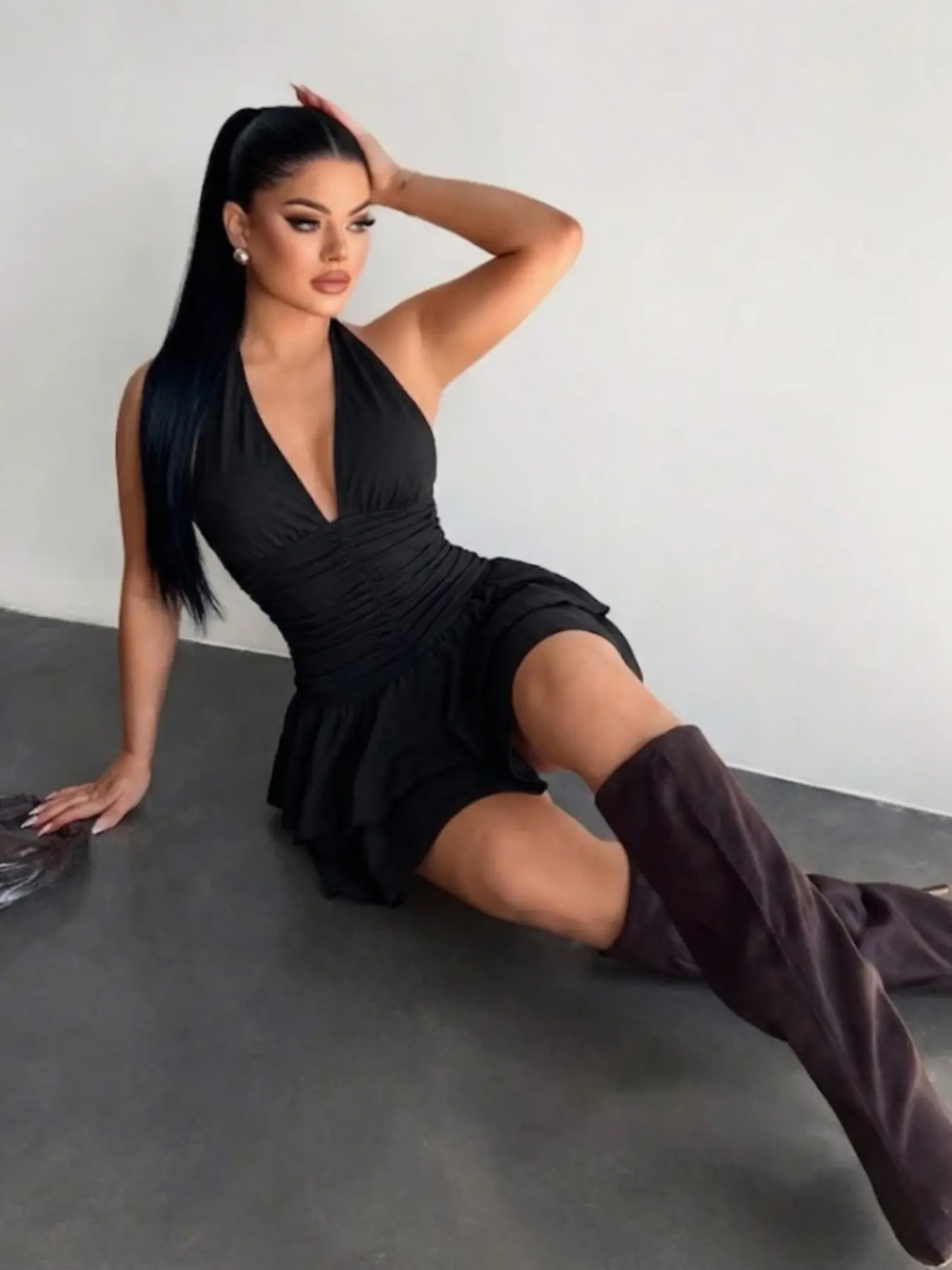 red puffy dress short Mini/Short Burgundy Prom Dress, Puffy Cute Burgundy Homecoming Dress   shopluu