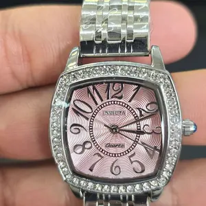 Invicta Wildflower Women's Watch 31mm Steel with Pink Dial and Diamond Accents