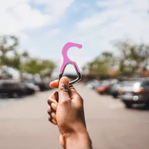 hoo(key) - The Only Patented Antimicrobial Silicone No-Touch Keychain Tool