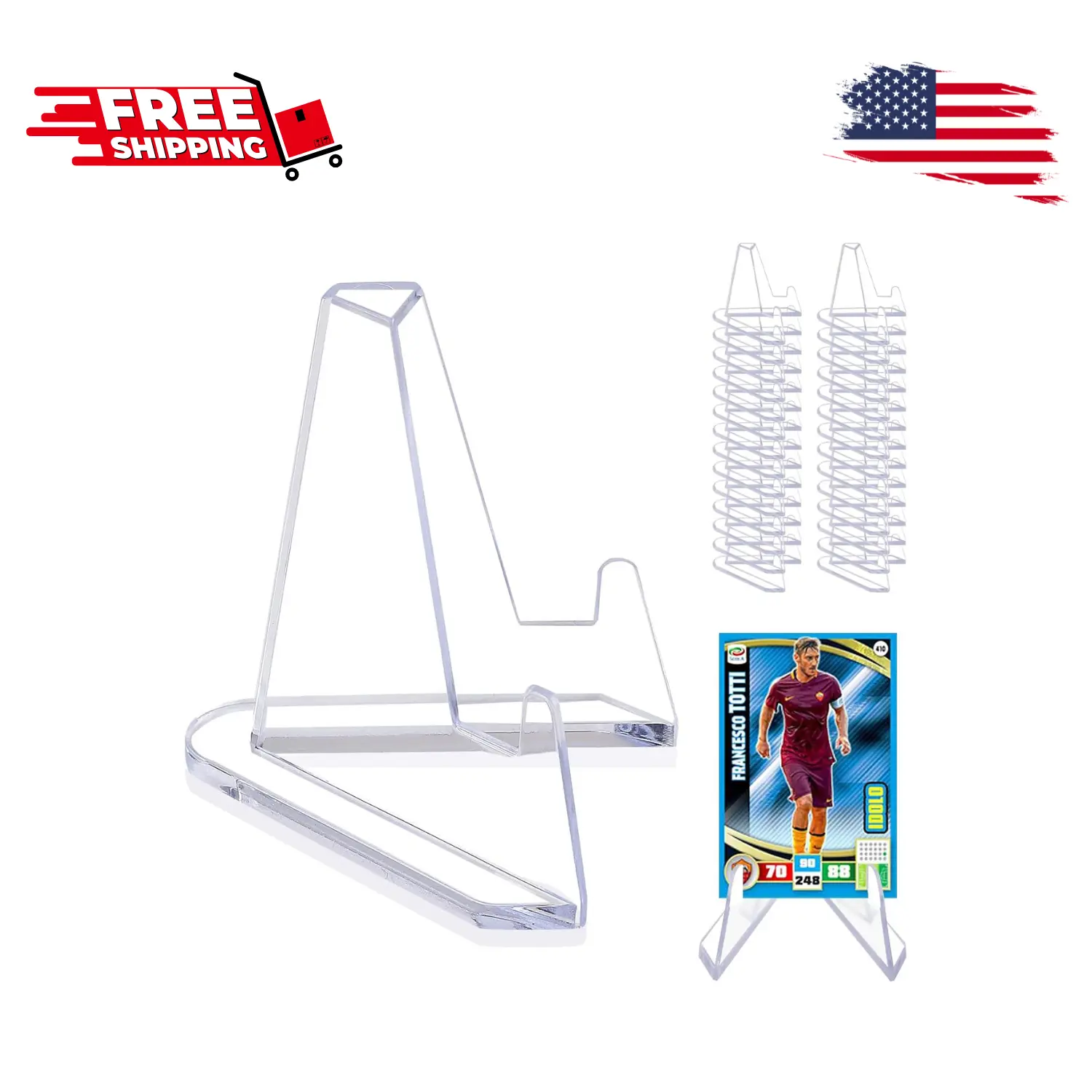 32Packs Card Display Stand, 2.2 Inch Tall 32Packs Card Display Stand, 2.2 Inch Tall