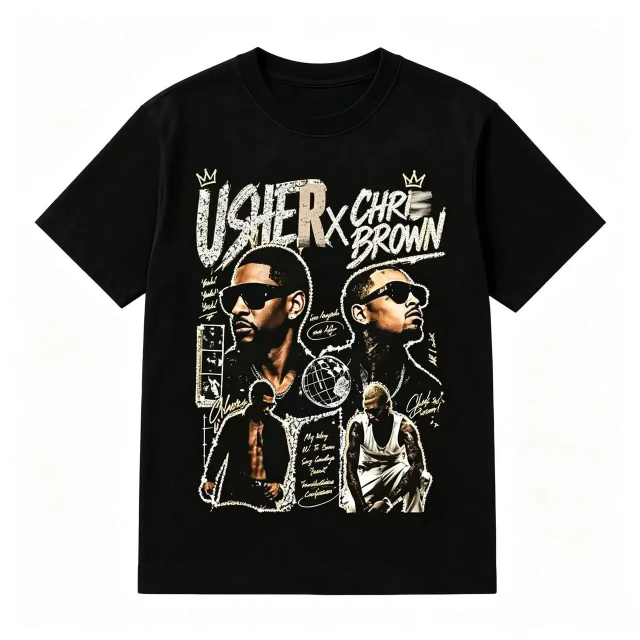 Ch.Brown Usher Raymond The R&B Tour 2026 Unisex Tee ,