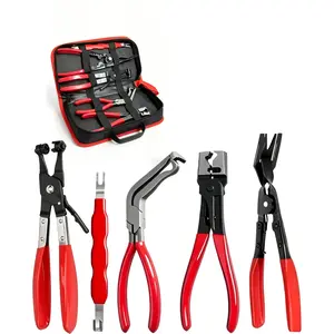 A 5-piece professional electrical connection pliers set, designed for precision, durability and ease of use. Suitable for auto mechanics, electricians and DIY enthusiasts, with a storage bag.