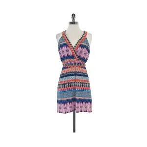 Laundry by Shelli Segal - Multicolor Print Sleeveless Dress Sz 0