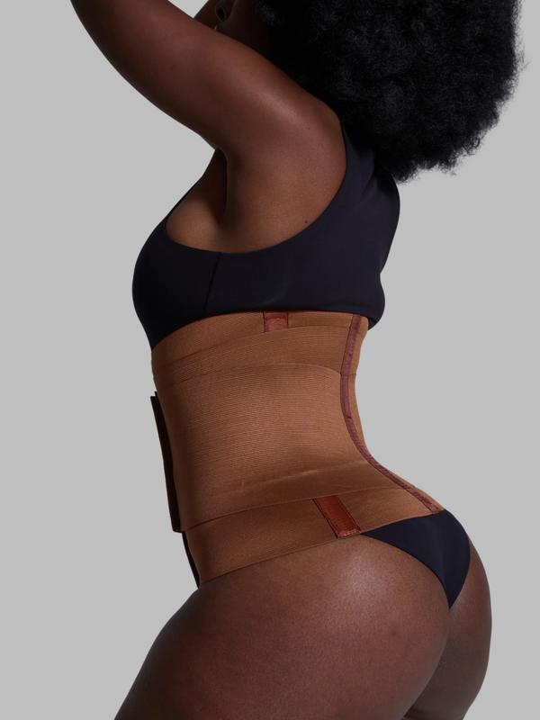 Sculpt Touch Hourglass Girdle - 3-Layer Adjustable Plus Size Waist Trainer Belts for Women High Coverage Nylon Shapewear Corset Tummy Control Compression Faja Comfortable Womenswear for All Body Types Sportswear Activewear Basic Minimalist Design