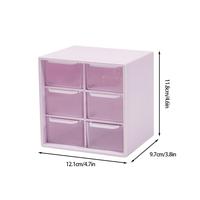 Purple 6 Drawer CL001015 1PCS