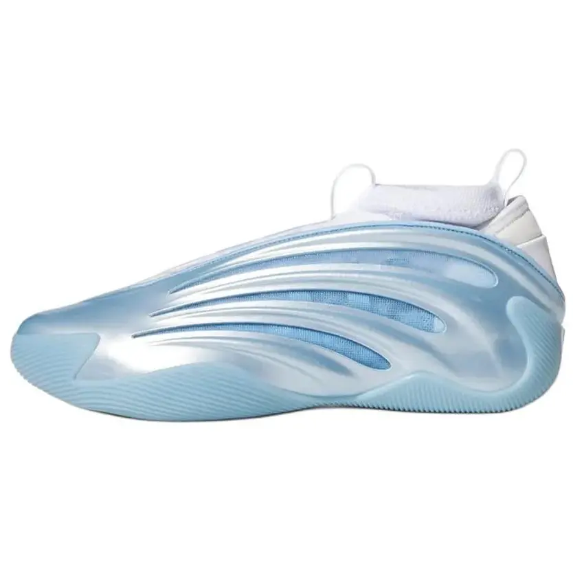 Adidas Harden Vol. 9 Glow Blue' Durable Non-slip Mid Top Basketball Shoes Unisex JH6482